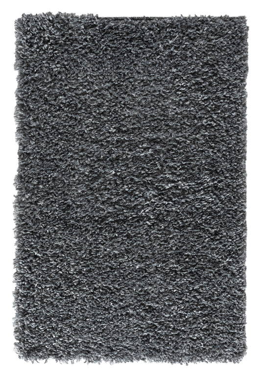 Hochflor Teppich SHAGGY dunkelgrau rechteckig diverse Größen