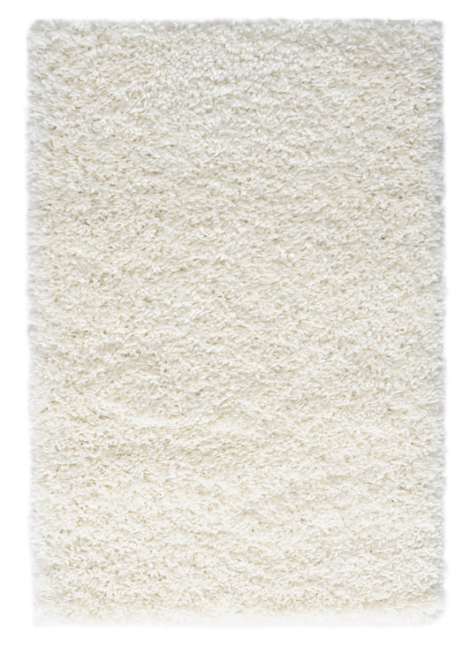 Hochflor Teppich SHAGGY creme rechteckig diverse Größen