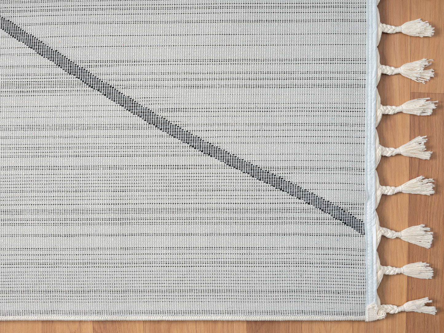 Teppich ORIENTAL-String rechteckig weiss diverse Größen