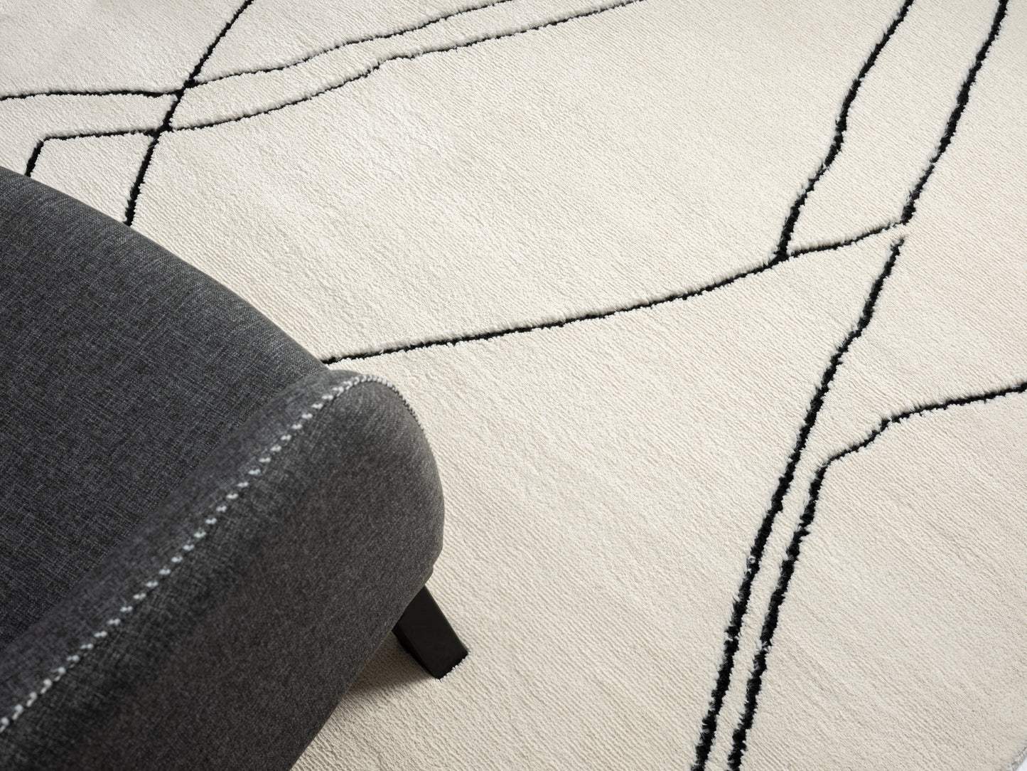 Teppich ORIENTAL-Wave rechteckig weiss diverse Größen