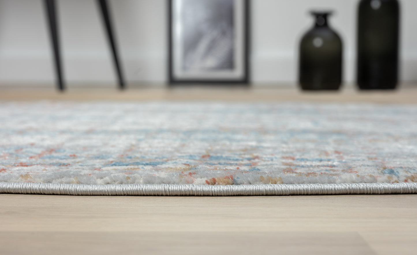 Teppich ASPETTO rund multi-color 120 x 120 cm
