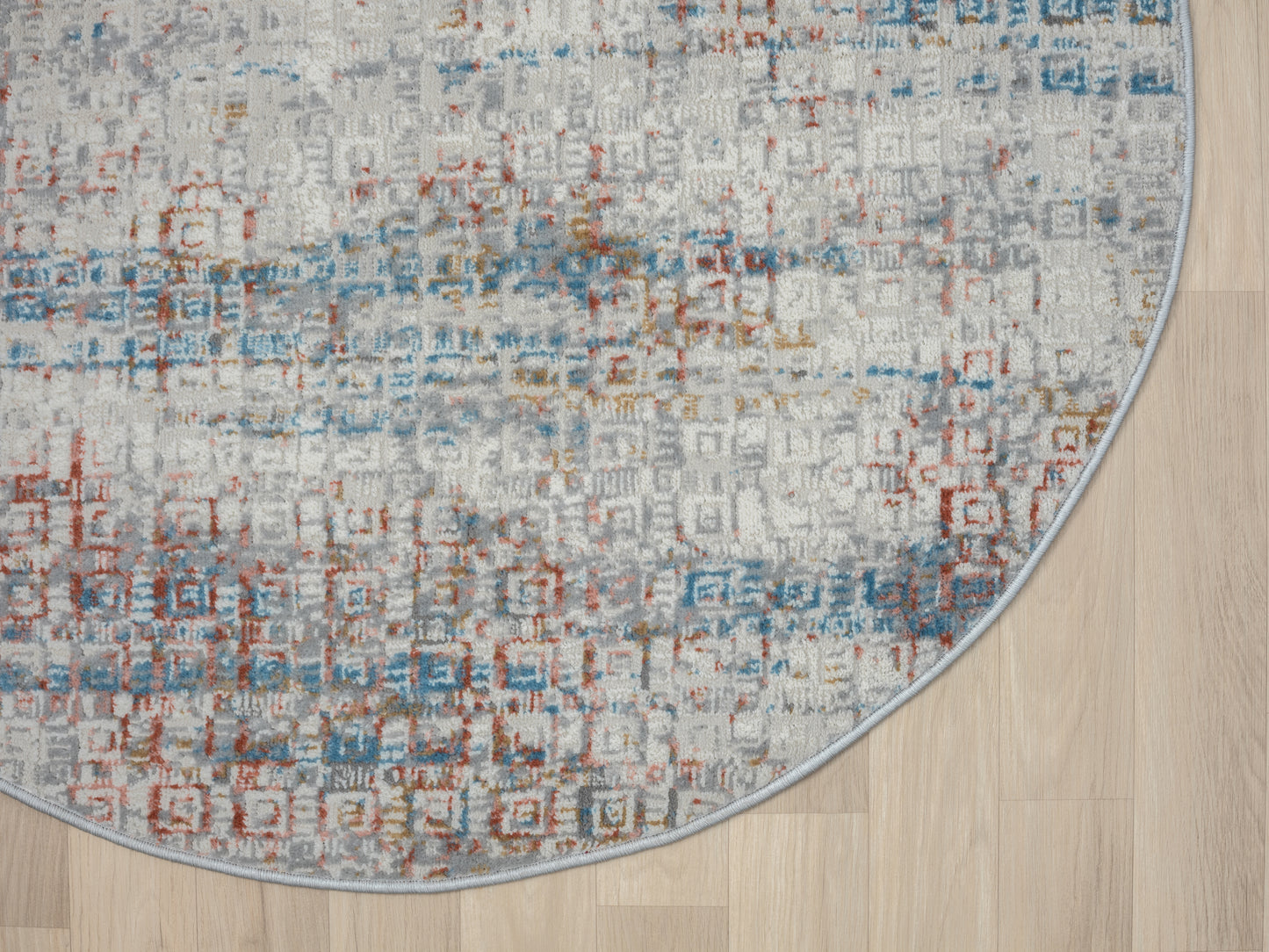 Teppich ASPETTO rund multi-color 120 x 120 cm