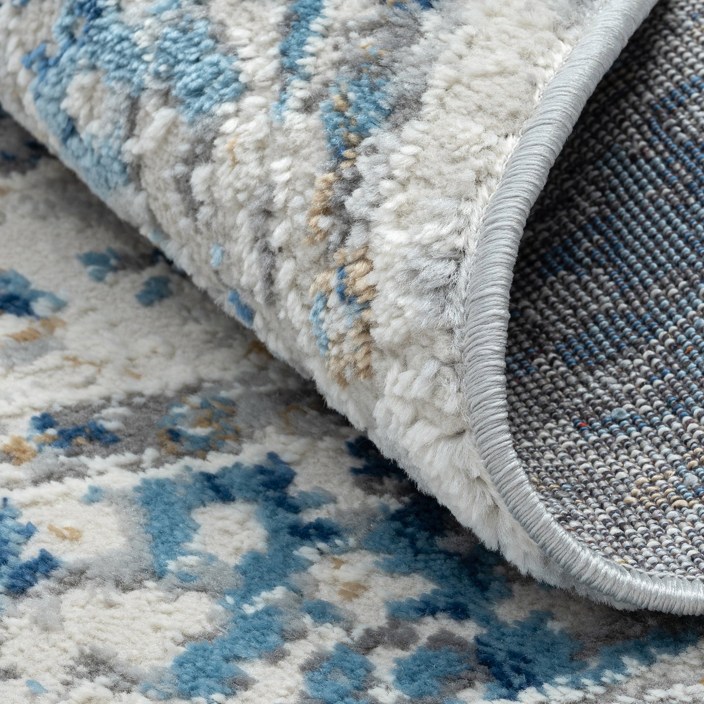 Teppich HERIZ rund multi-color 120 x 120 cm