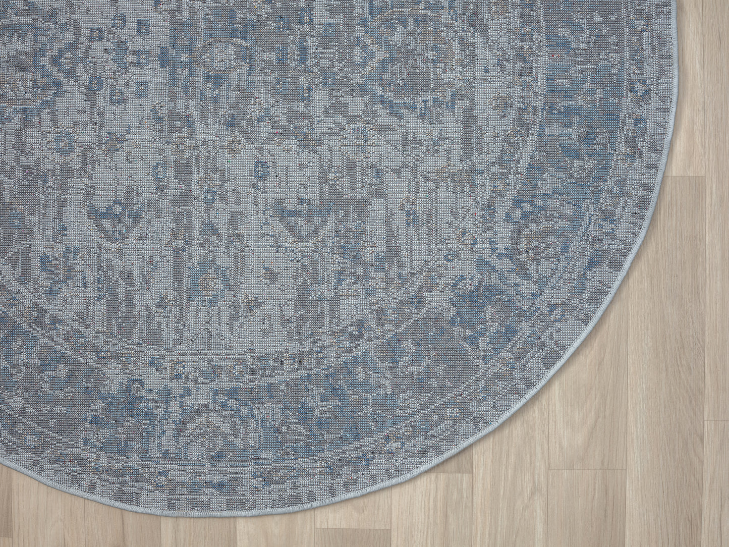 Teppich HERIZ rund multi-color 120 x 120 cm