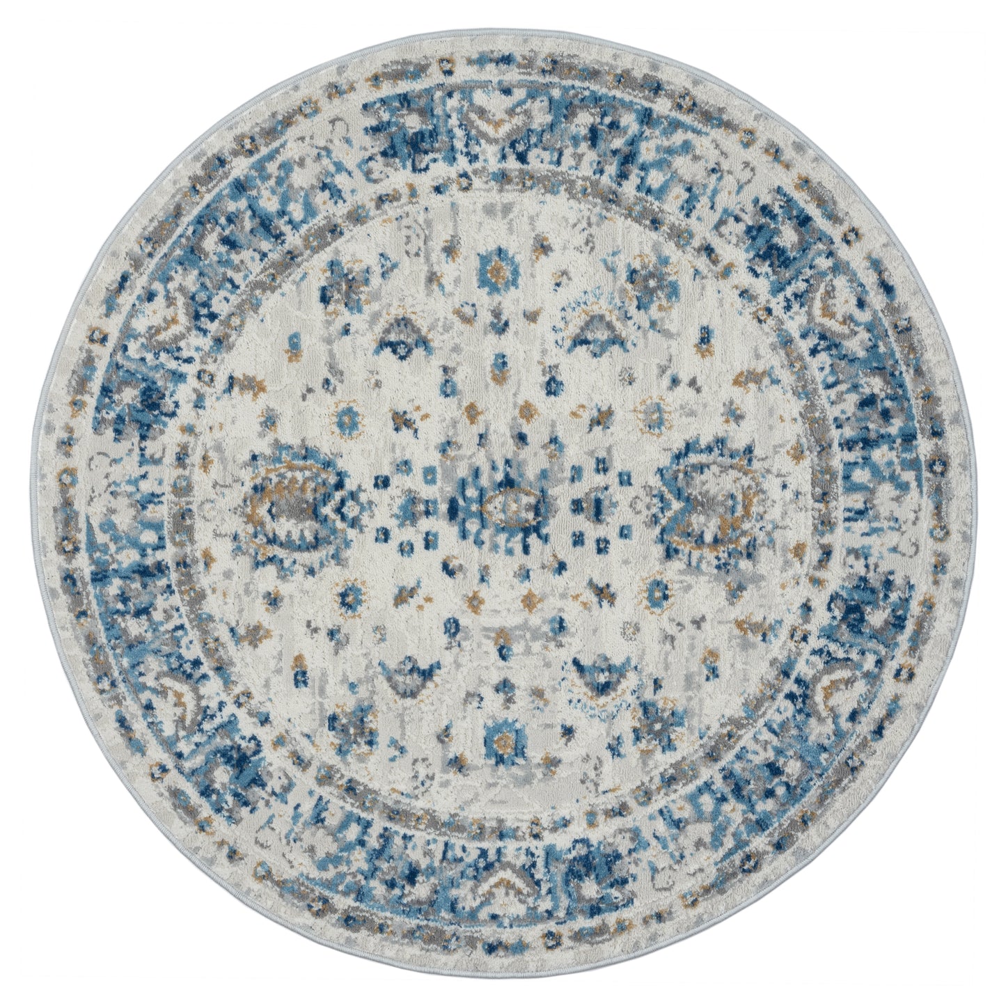 Teppich HERIZ rund multi-color 120 x 120 cm