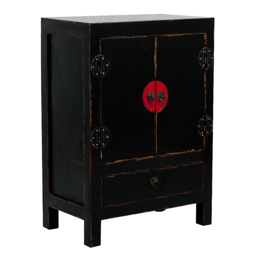 Kommode ASIA-M Shabby Schwarz