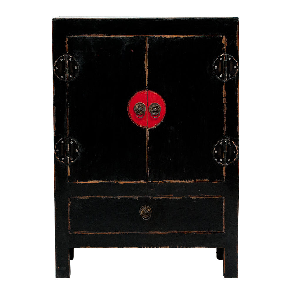 Kommode ASIA-M Shabby Schwarz