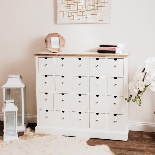 Sideboard Apothekerkommode VENICE weiss 105x93cm