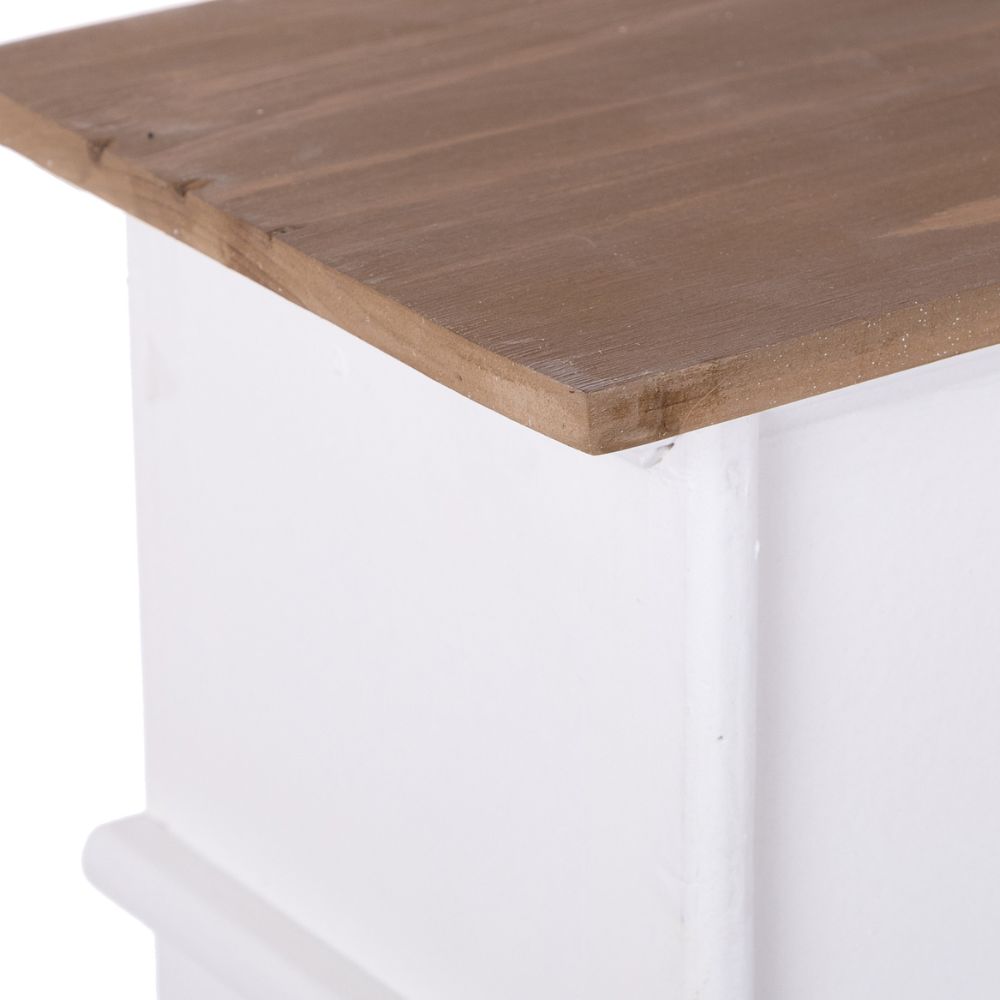 Landhaus Kaminumrandung NORA 104cm Bicolor Kaminsims
