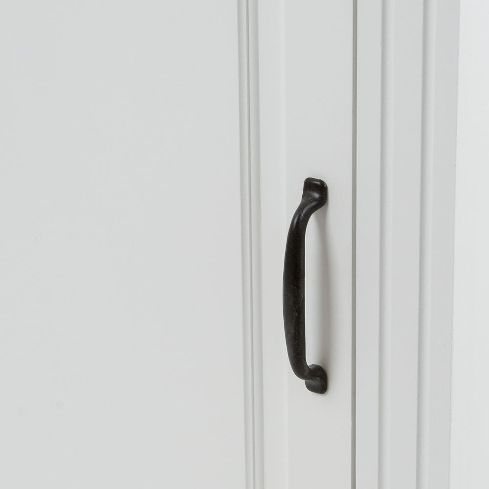 Edle Landhaus Kommode CHALET 130cm weiss-braun Highboard