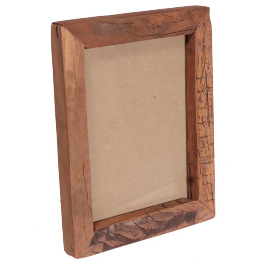 Massiver Photorahmen VECCHIO für 15x20cm Photos recyceltes Holz