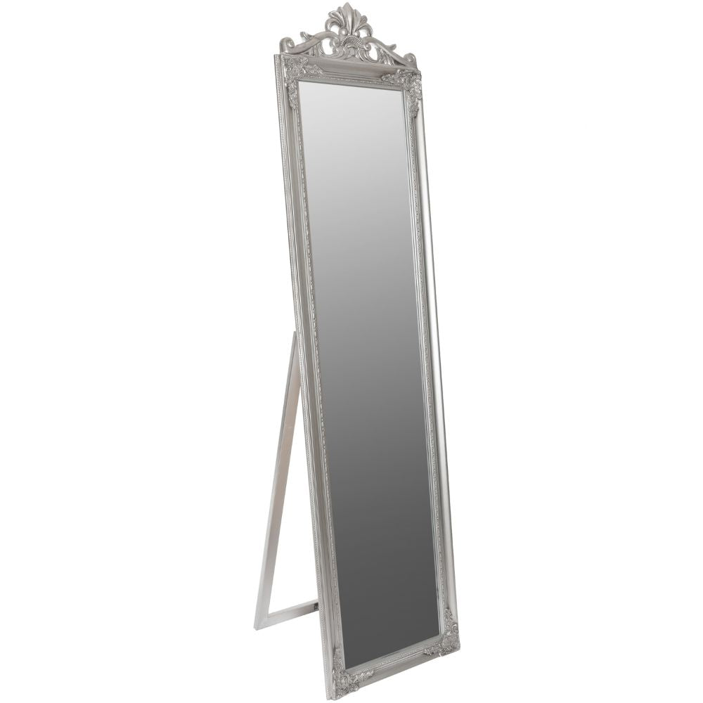 Barock-Standspiegel XENAS 180x45cm Silber