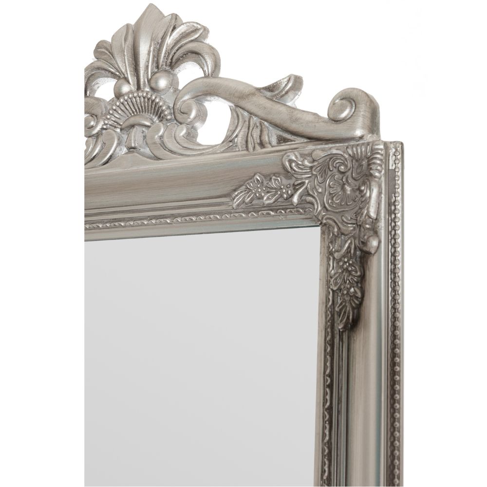Barock-Standspiegel XENAS 180x45cm Silber