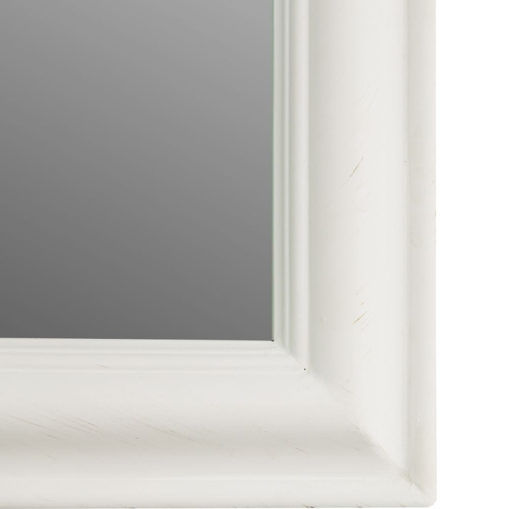Vintage Spiegel FONDA Weiss-Antik 132x72cm Facettenschliff