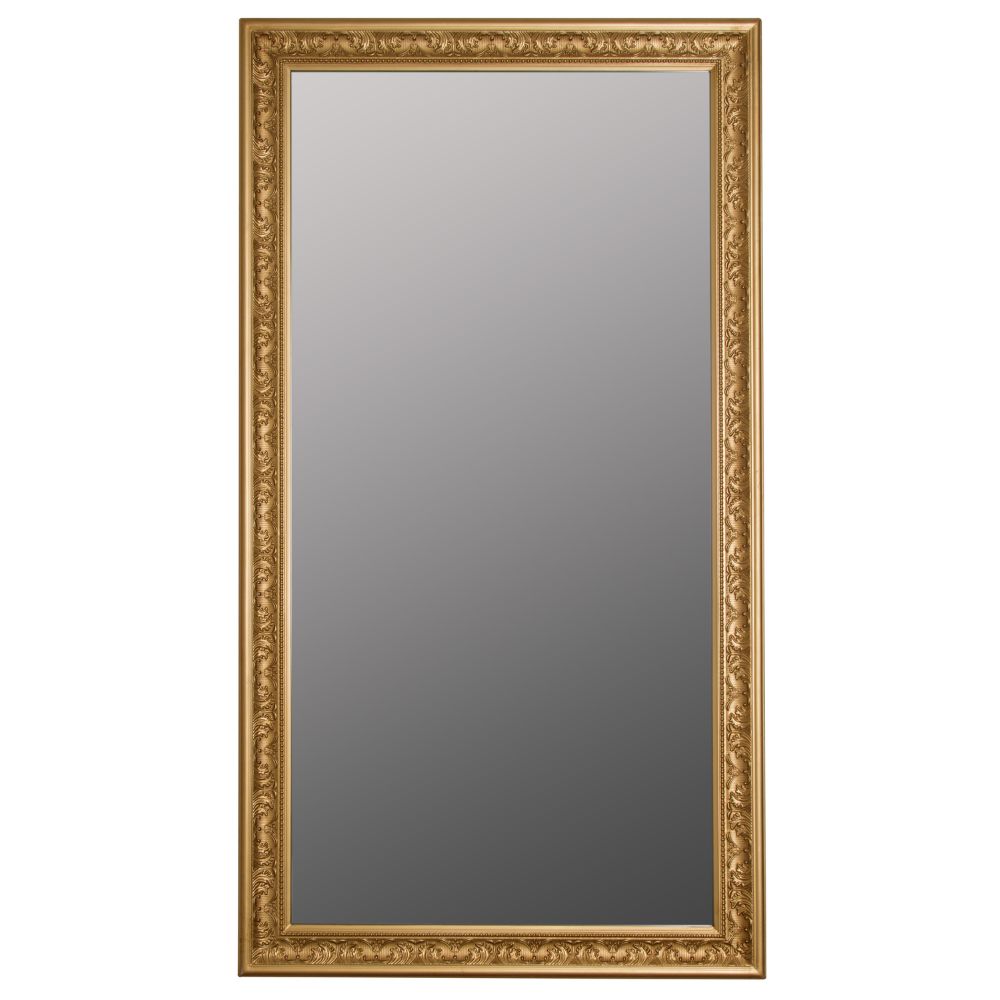 Traumhafter Spiegel FIORAL 132x72cm antik-gold Facette