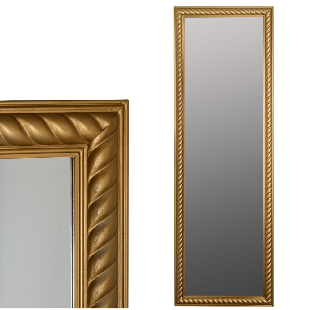 Traumhafter Spiegel MIRA 187x62cm antik-gold Facette