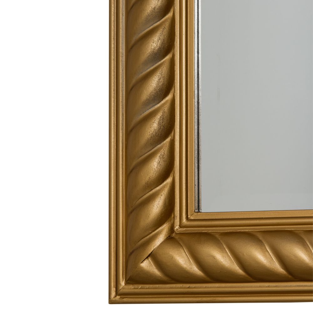 Traumhafter Spiegel MIRA 132x72cm antik-gold Facette