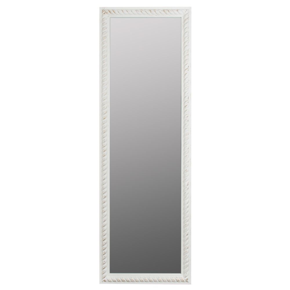 Traumhafter Spiegel MIRA 187x62cm antik-weiss Facette