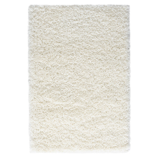 Hochflor Teppich SHAGGY creme rechteckig diverse Größen
