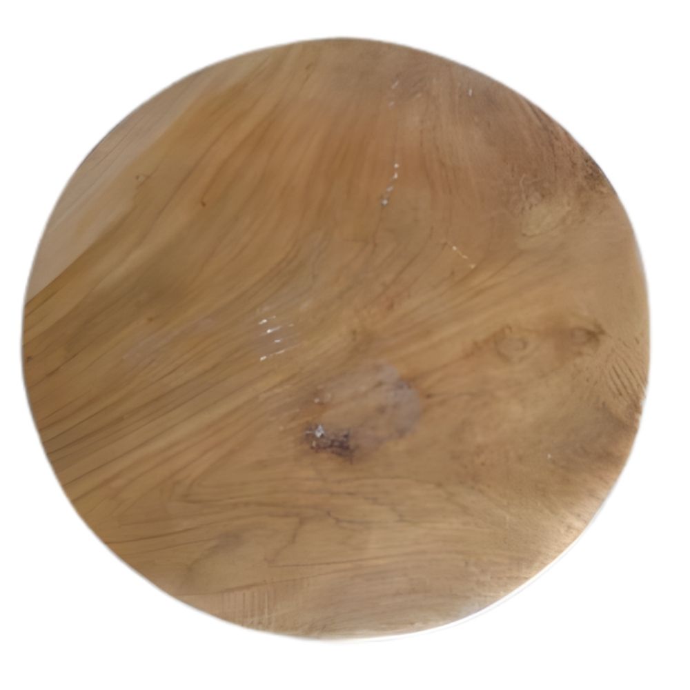Massiver Beistelltisch FUNGO 40cm Teakholz