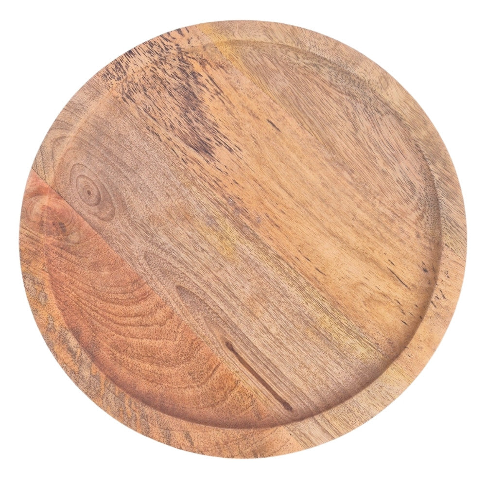 Massivholz Beistelltisch KITAR-E 45cm Mangoholz natural Handmade