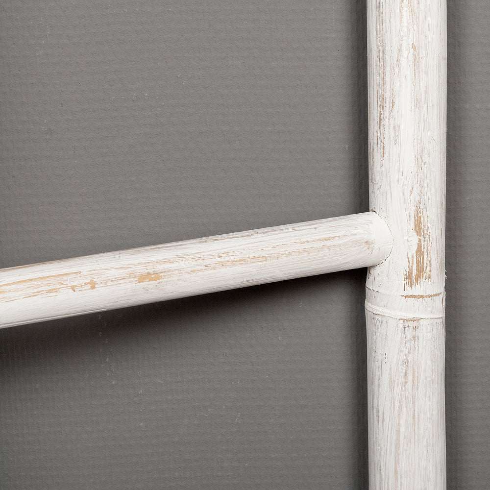 Bambus Deko-Leiter BAMBOO White Wash H150cm