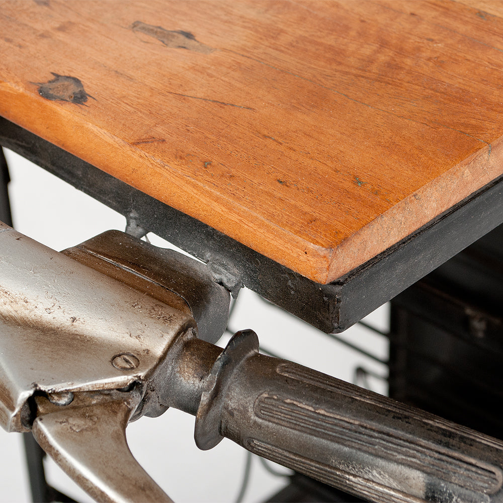 Bar Regal SCOOTER Vintage-Silber ca. H168cm