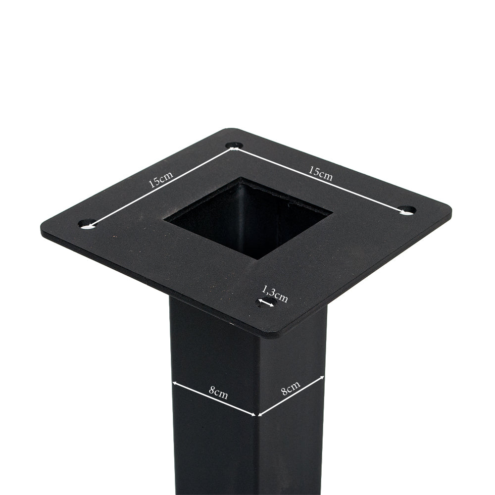 Bartischfuß BISTRO-2 ca. H72,5cm Schwarz