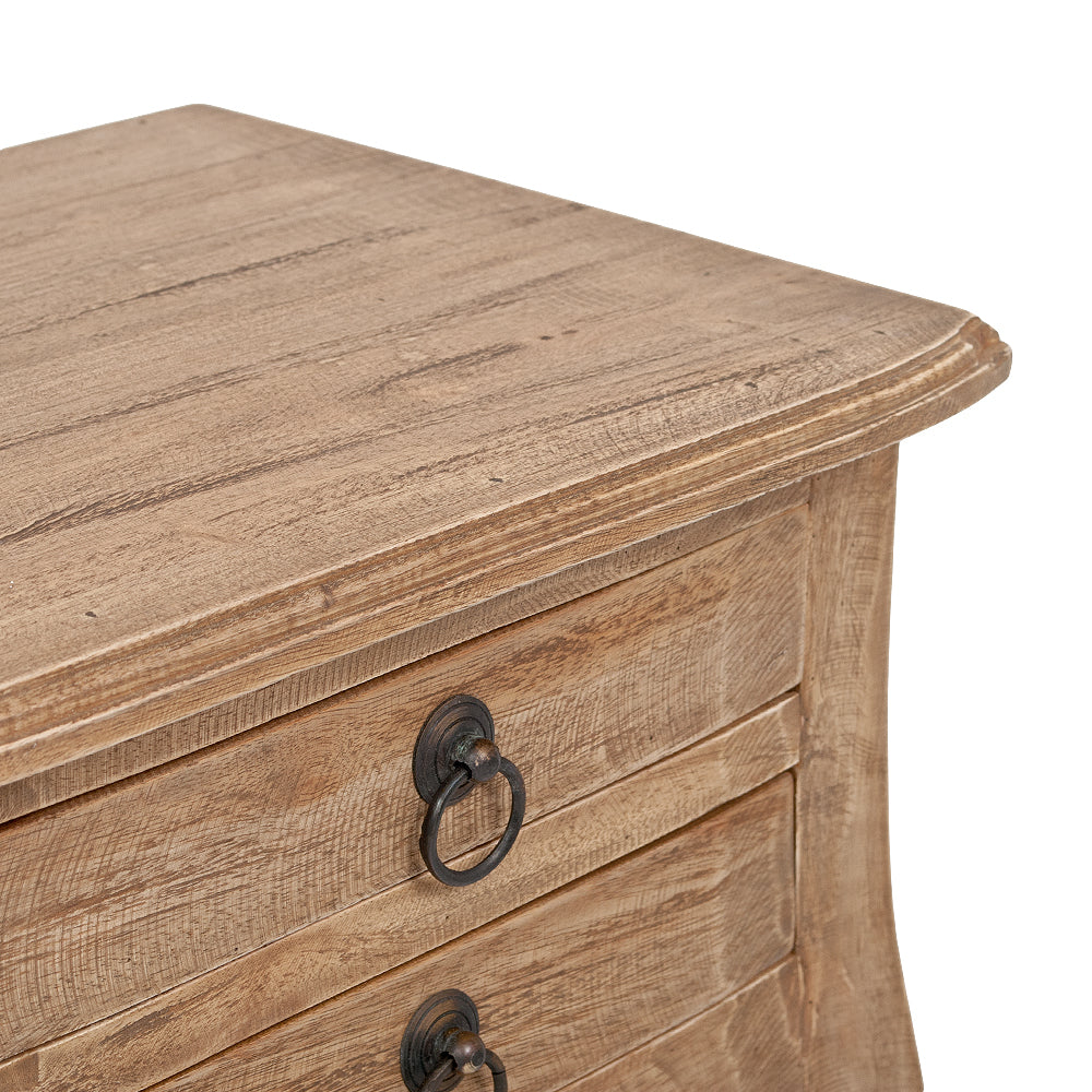 Beistelltisch FIO Mahagoni H68cm Antik-Natural