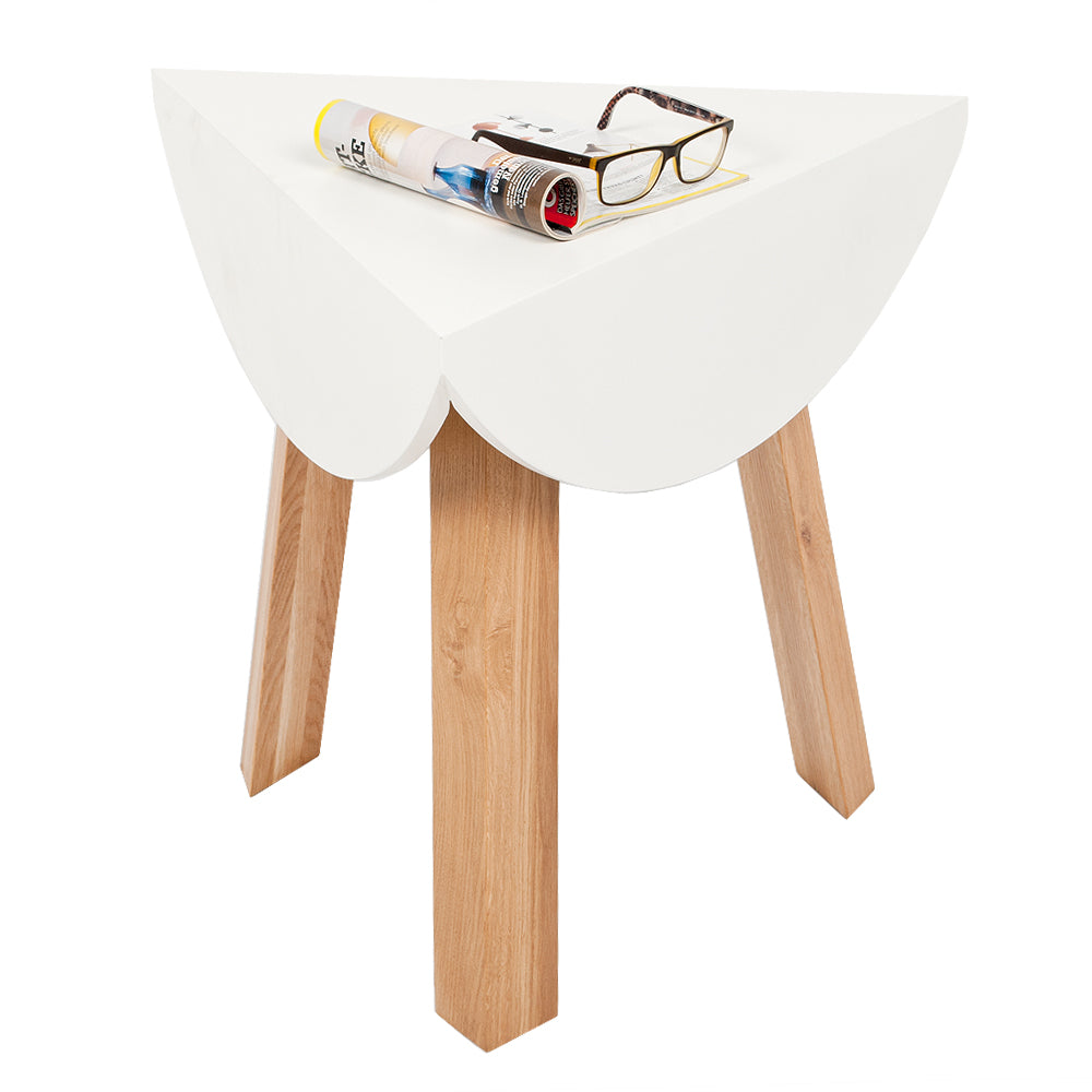 Design Beistelltisch WHIZAZ 60cm weiss