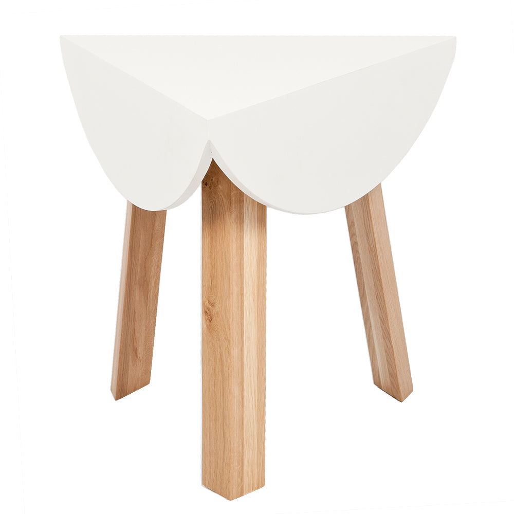 Design Beistelltisch WHIZAZ 60cm weiss