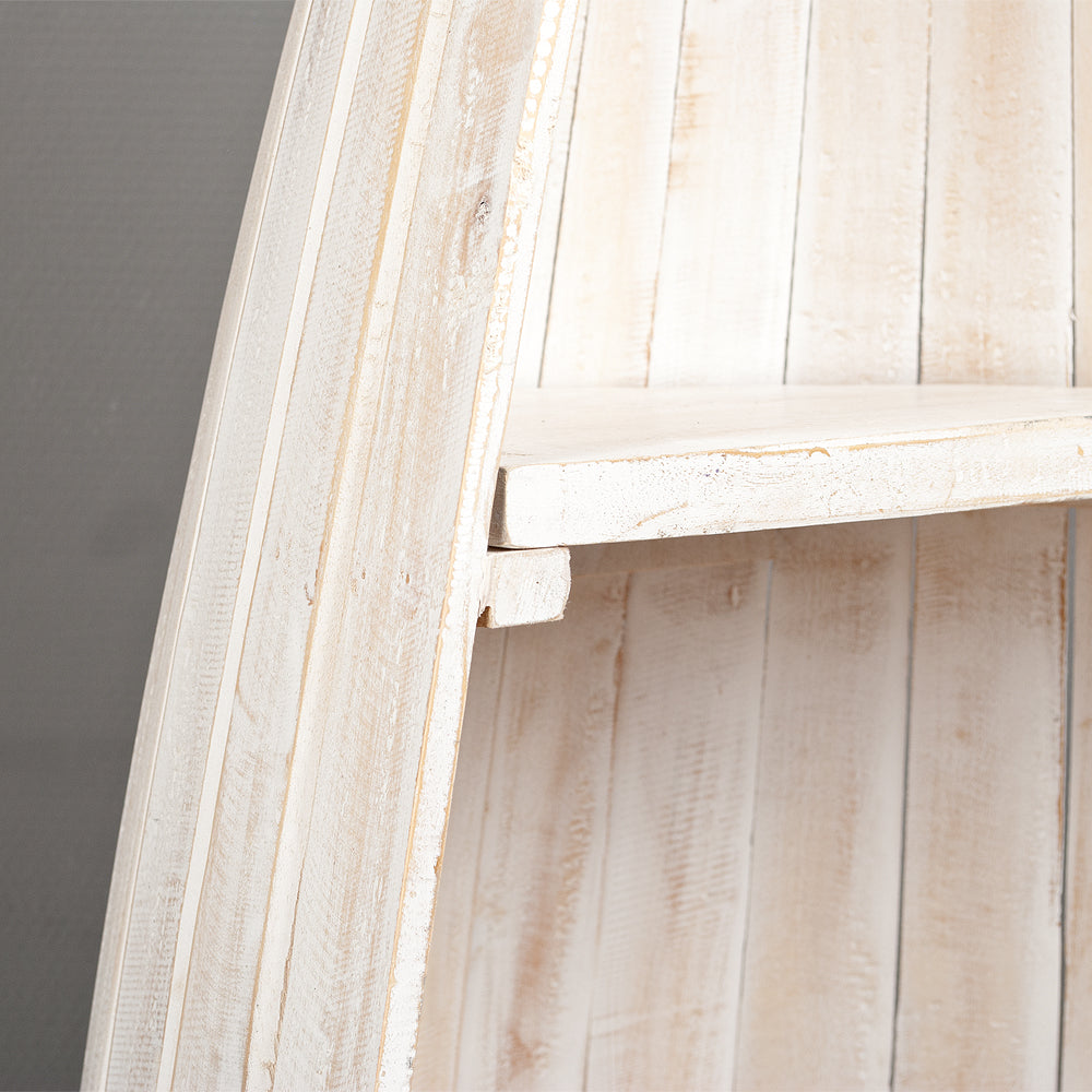 Bootsregal BALI White Wash Albasia ca. H100cm