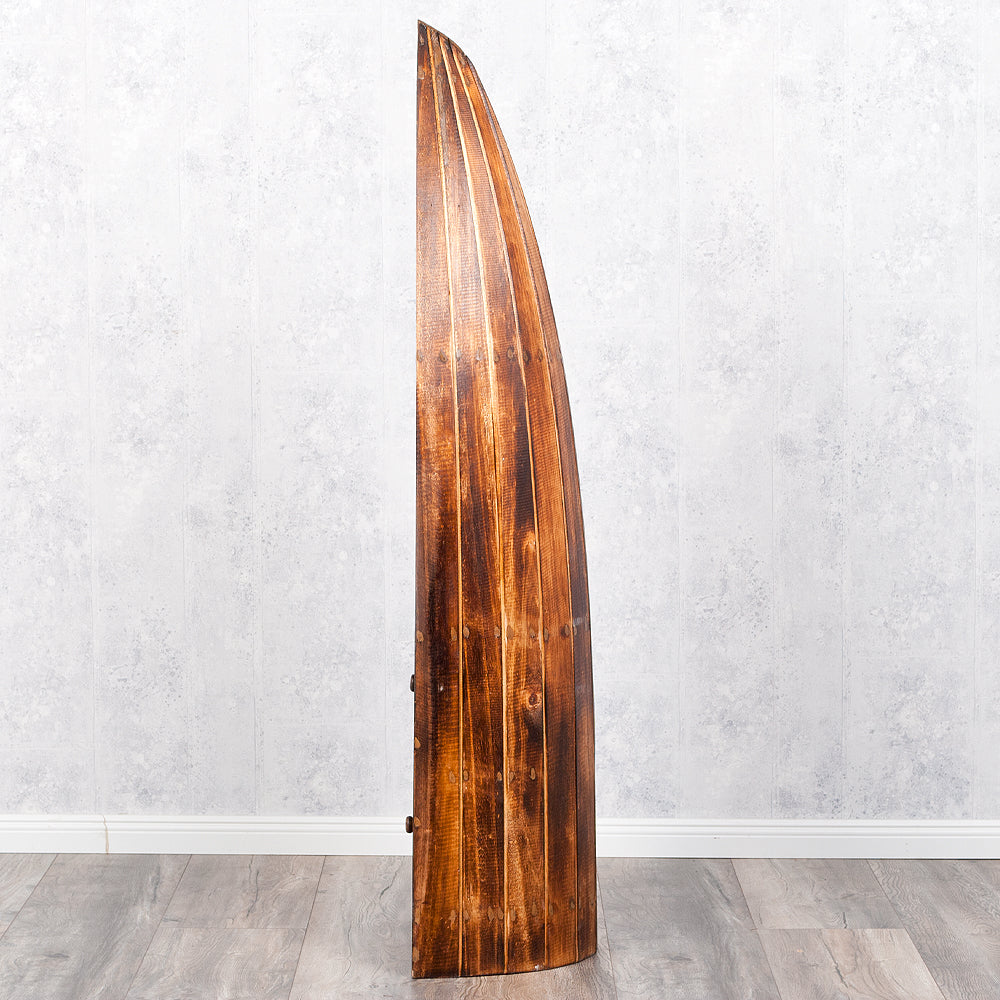 Massivholz Bootsregal / Bücherregal LACI Geflammt 150cm