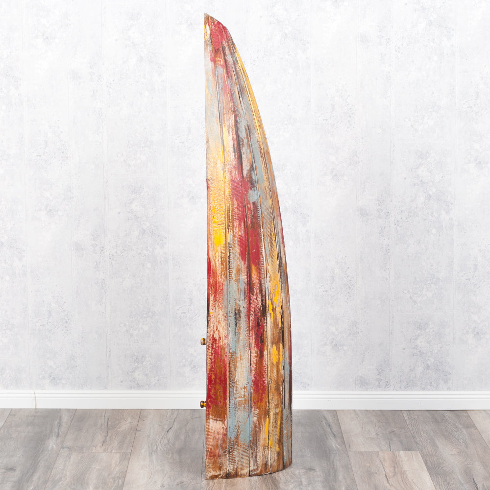 Dekoratives Bootsregal / Bücherregal LACI Jungle 150cm Massivholz