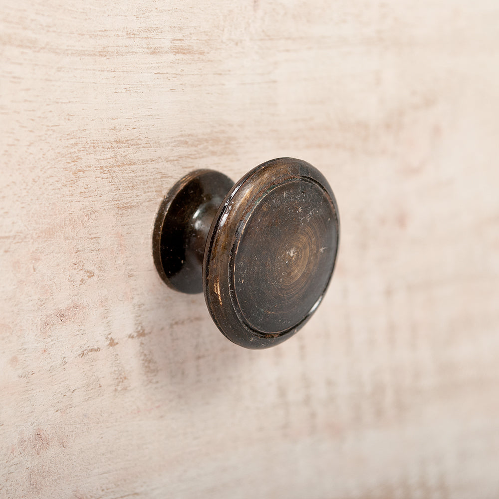 Bootsregal / Bücherregal LACI White Antique 150cm Massivholz