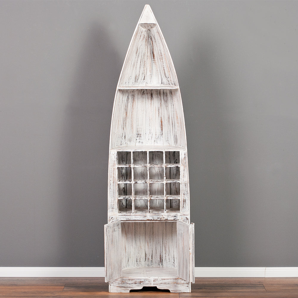 Weinregal PINTU White Antique ca. H195cm
