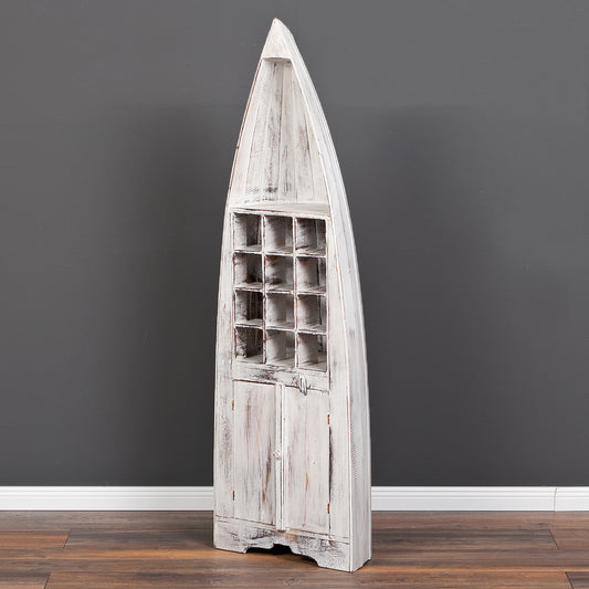 Weinregal PINTU White Wash ca. H150cm