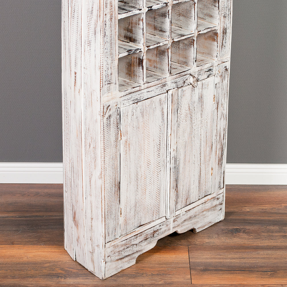Weinregal PINTU White Antique ca. H195cm