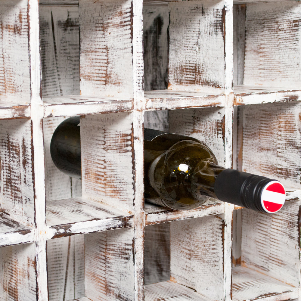 Weinregal PINTU White Antique ca. H195cm