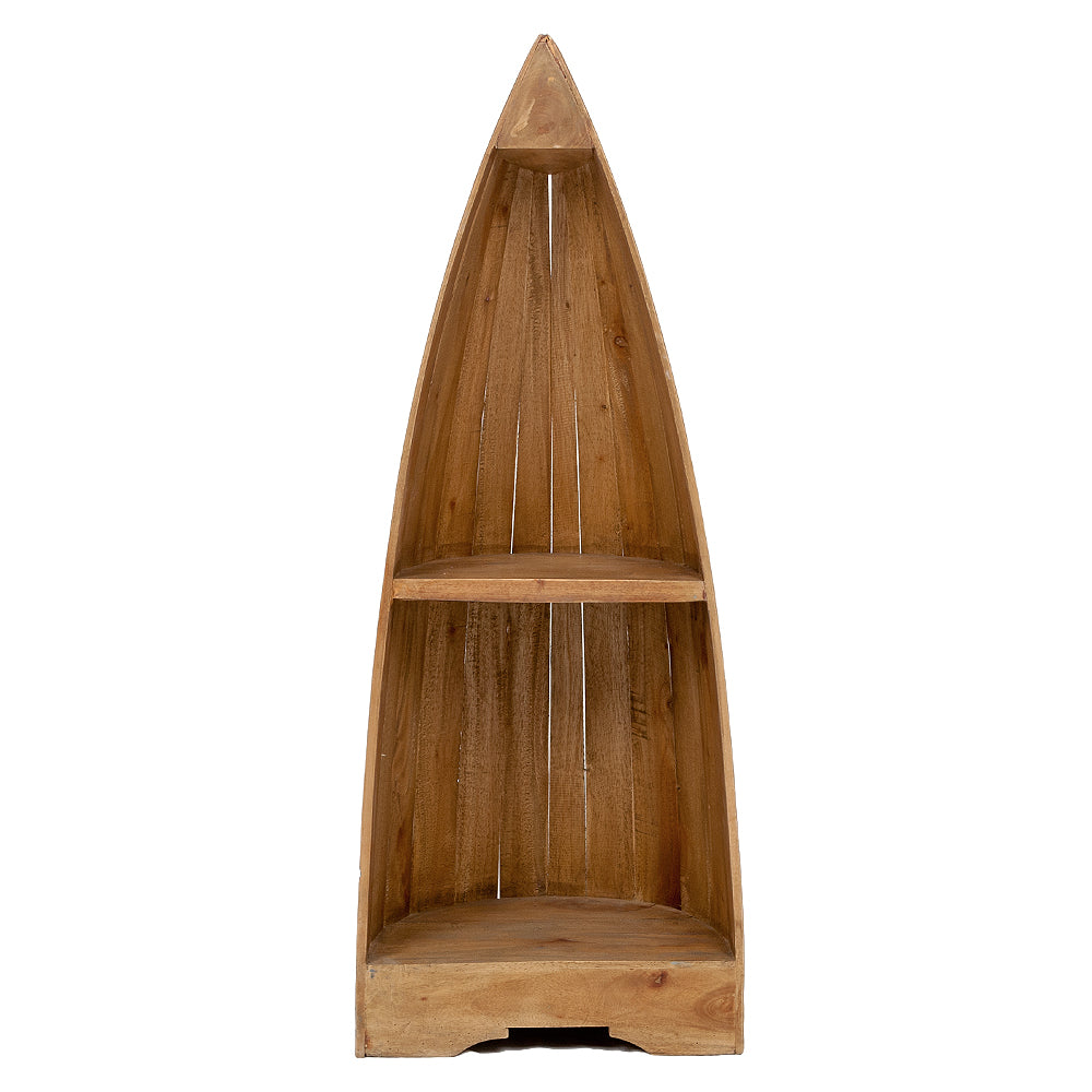 Massivholz Bootsregal BALI Antique-Natural ca.100cm Bücherregal