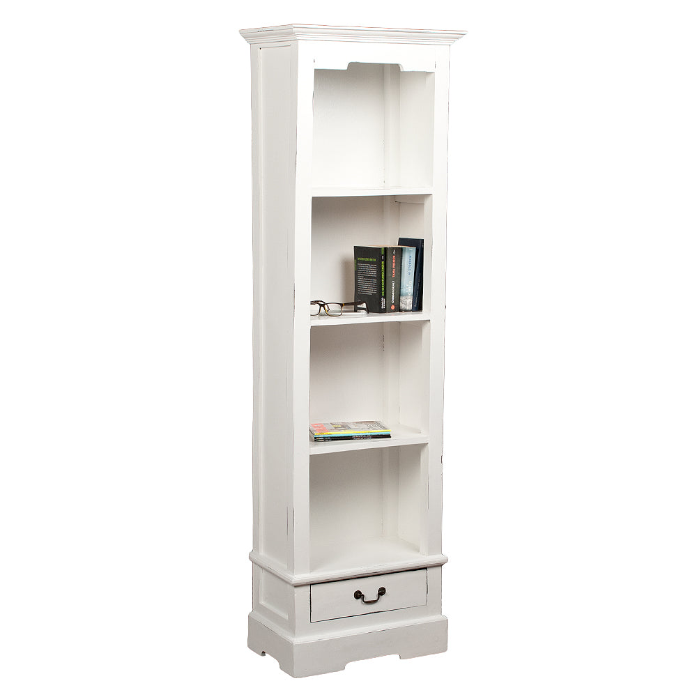 Bücherregal ANGELIQUE Antik Weiß ca. B56cm