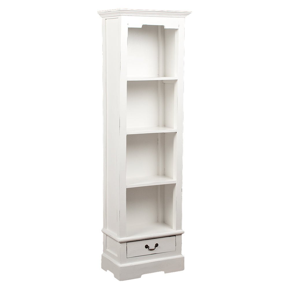 Bücherregal ANGELIQUE Antik Weiß ca. B56cm