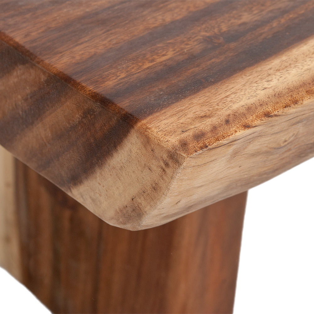 Massiver Unikat Couchtisch SUAR 120cm Natural