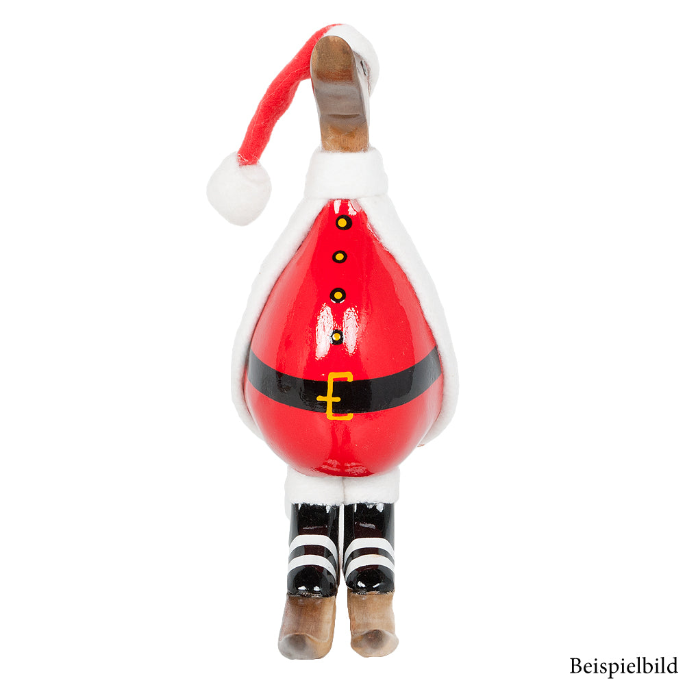 Deko-Figur DUCK SANTA Bambus