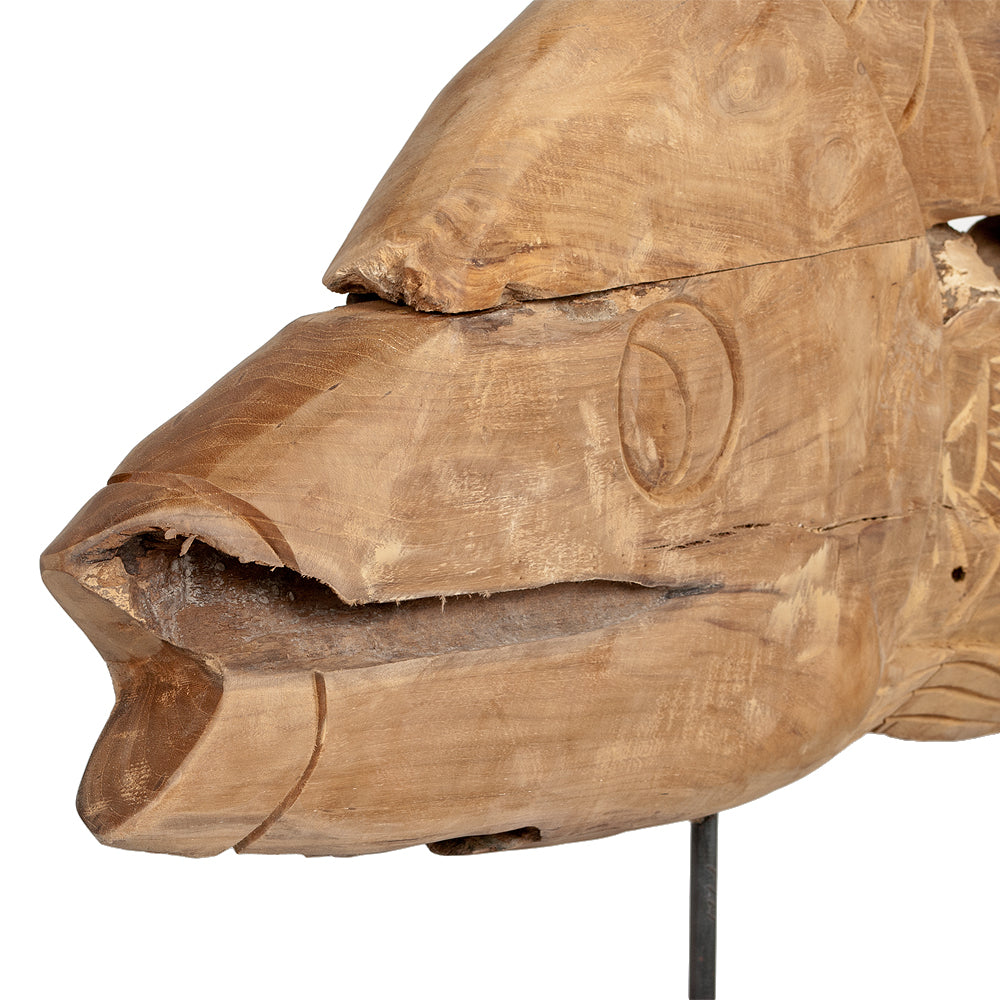 Deko Fisch PESCADO ca. L130cm Recycled Wood