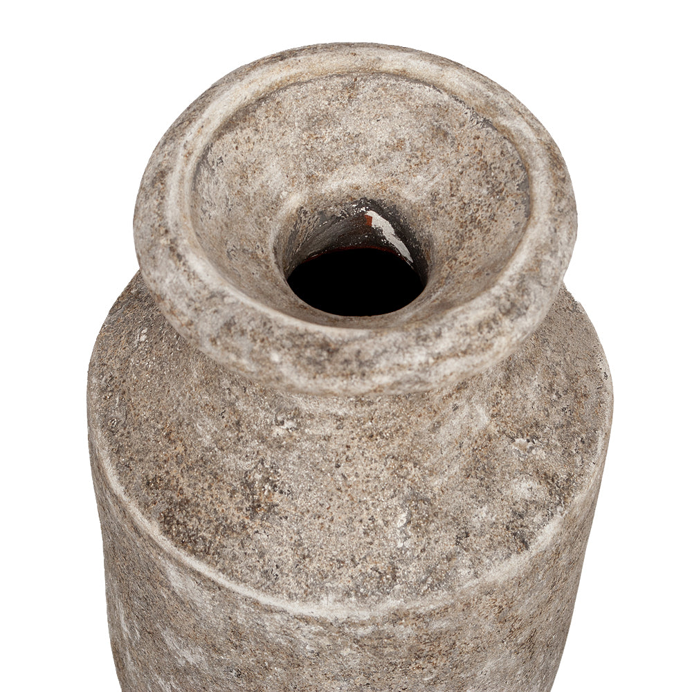 Deko-Vase OREOL Antik-Creme-Washed ca. H29cm