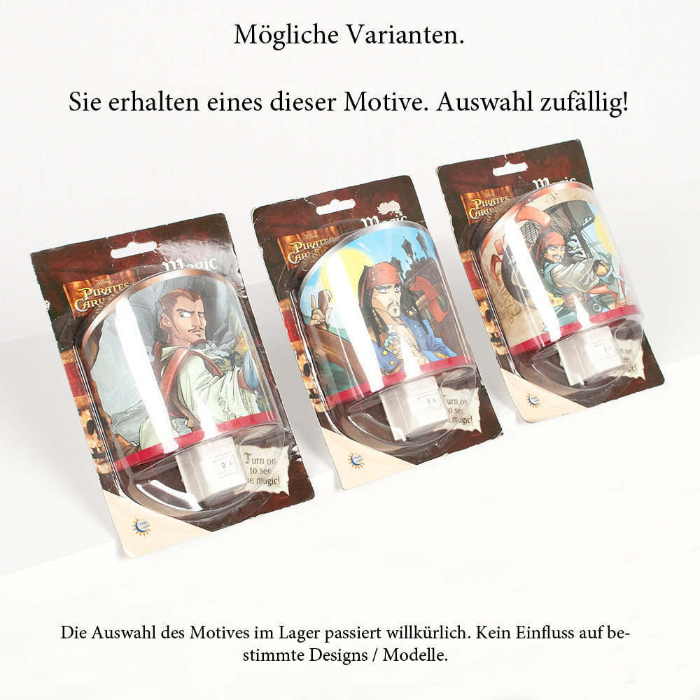 Disney Nachtlicht PIRAT diverse Motive