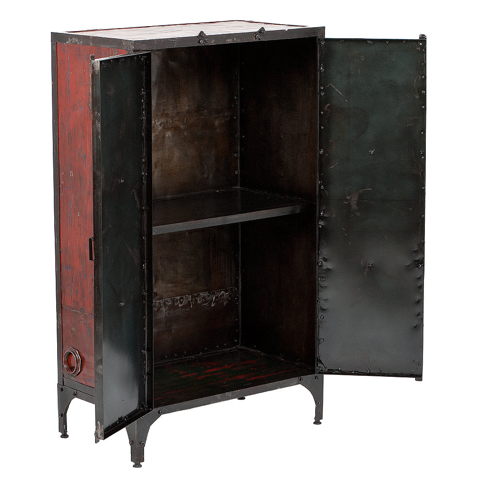 Highboard LOGAM-DIESEL ca. H145cm recyceltes Metall