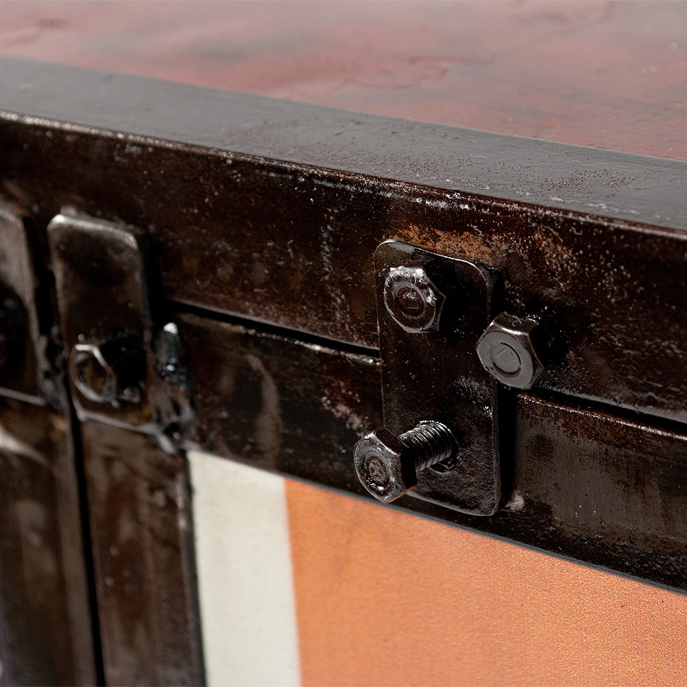 Highboard LOGAM-DIESEL ca. H145cm recyceltes Metall