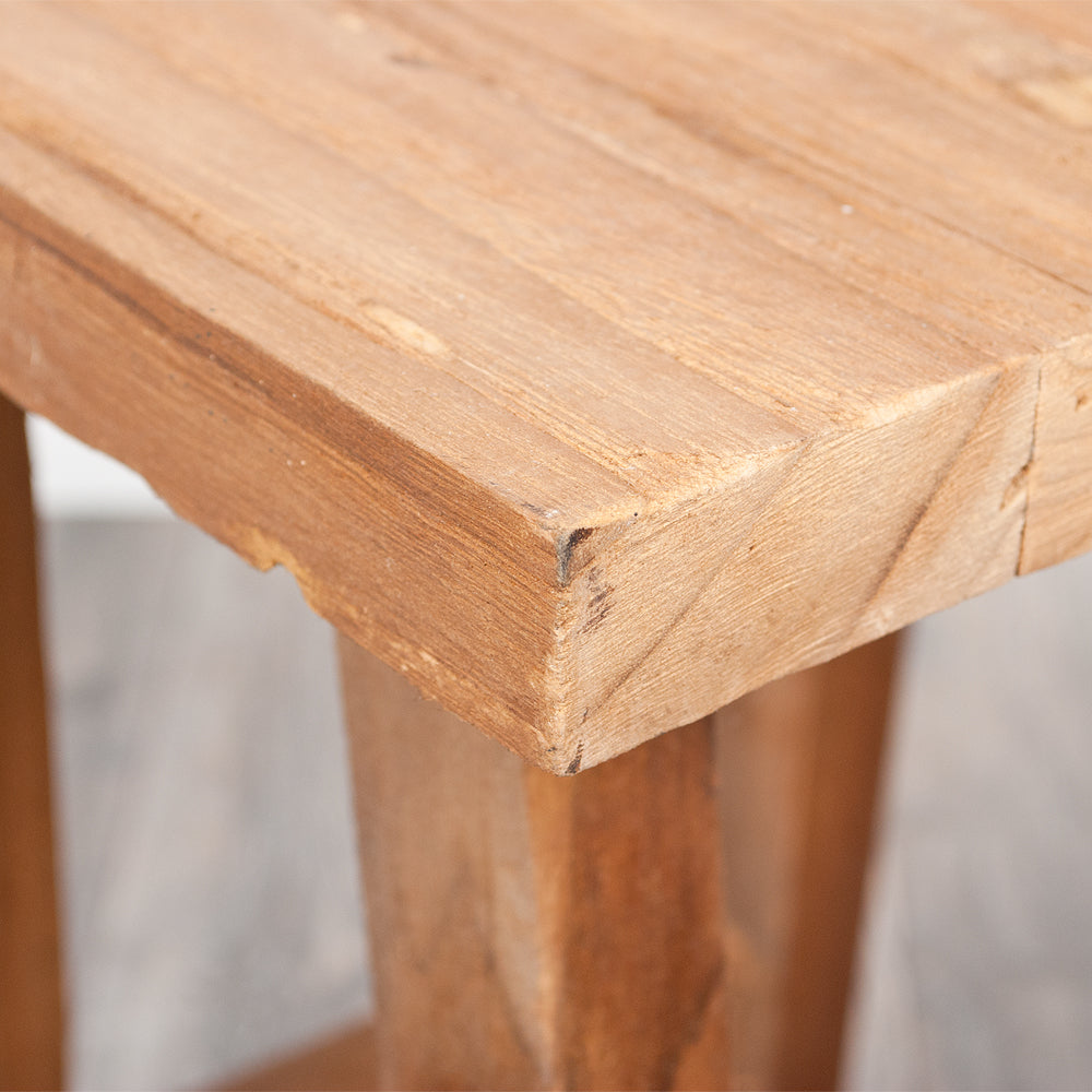 Hocker KARAOKI aus Teak 30x40x30cm (BxHxT)